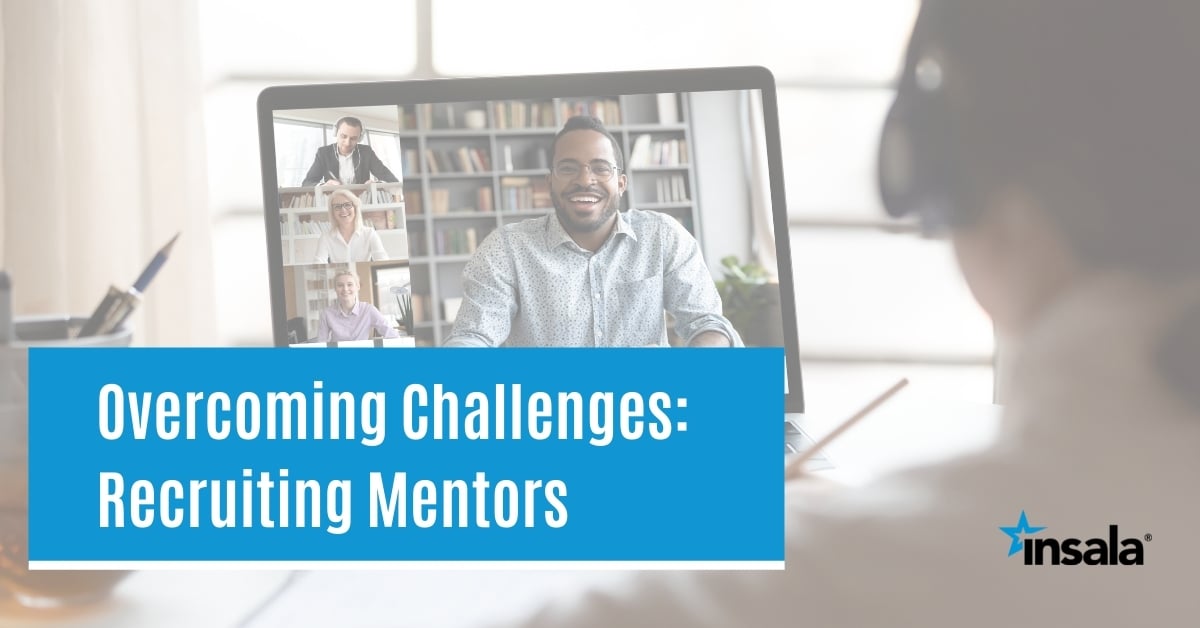 Overcoming Challenges when Recruiting Mentors title graphic
