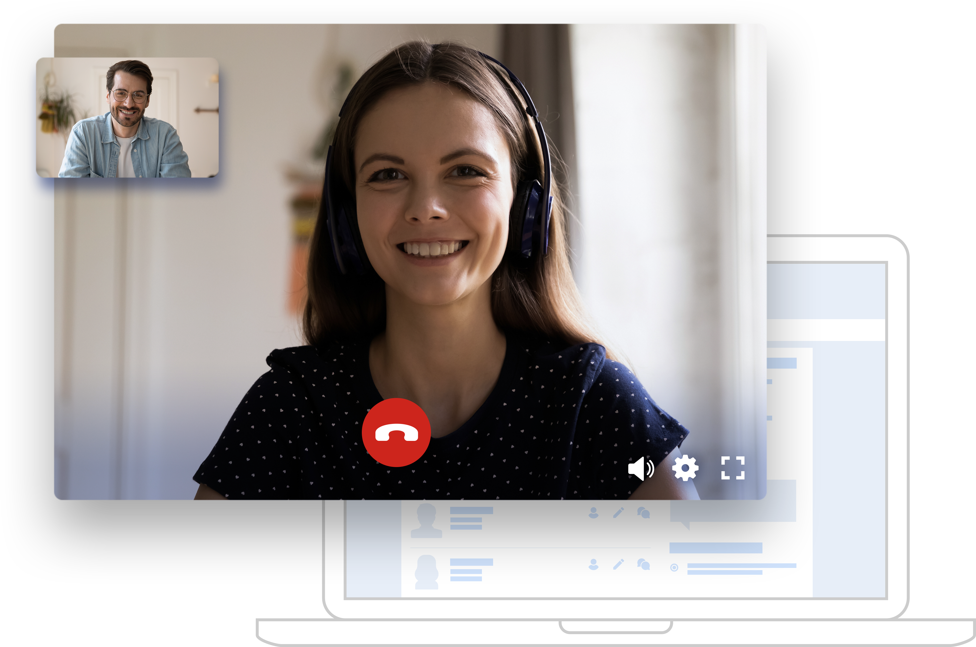 a mentor and mentee meet over video call using Insala's mentoring platform