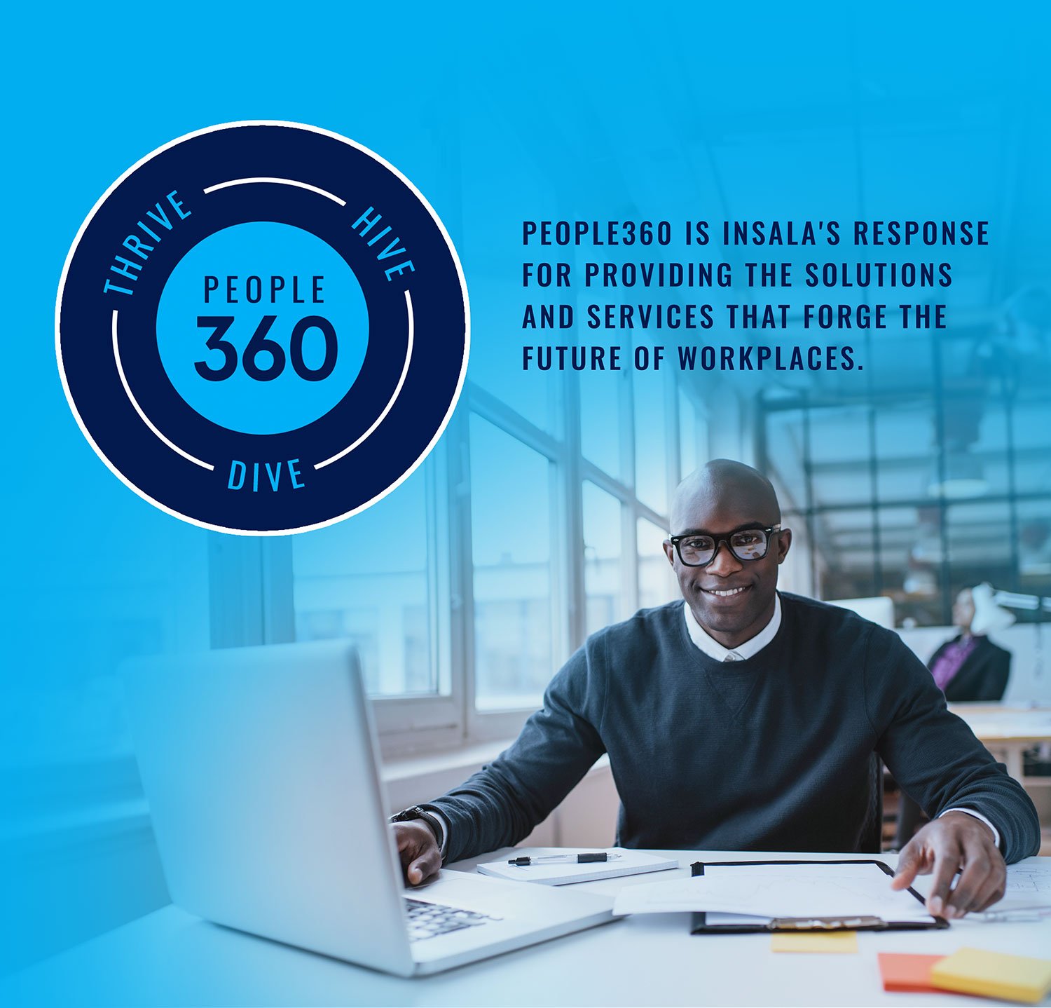 People360 is Insala's response for providing the solutions and services for forging the future of workplaces.